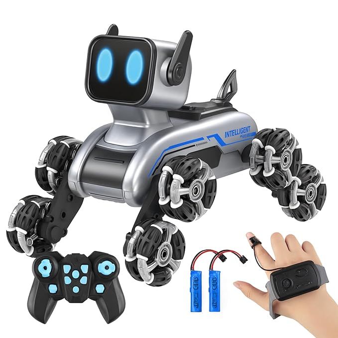8WD Gesture Sensor RC Stunt Car, also known as a remote-control robot dog toy,